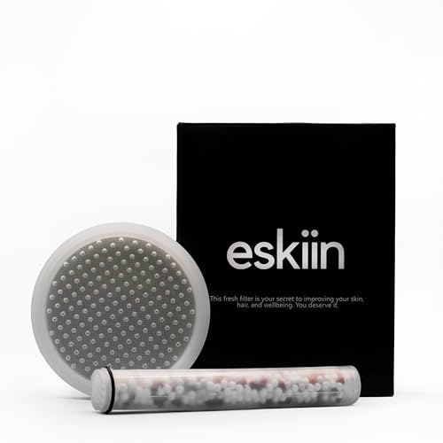 HandHeld Shower Head Water Filter Replacement High Pressure Shower Heads Replacement For Smooth Hair & Skin (2 Count)