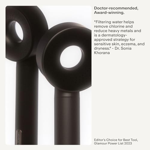 Hard Water Shower Head Filter in Black