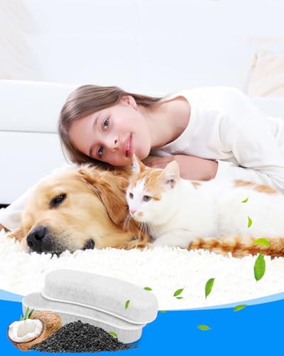 8 Pack Pet Water Fountain Filters for W600 Dog Water Bowl 205oz (12 Count)