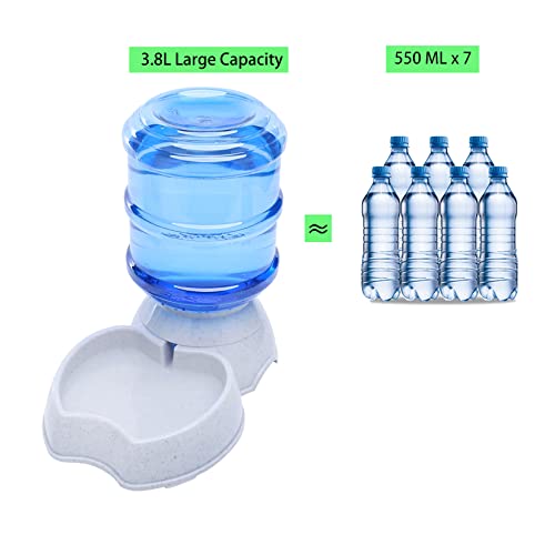 Pet Feeder and Water Food Dispenser Automatic Water Bowl for Dogs Cats