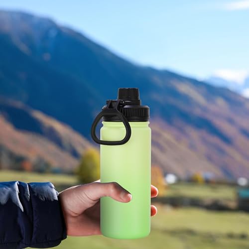 16 oz Kids Water Bottle for School Stainless Steel Double Wall Vacuum Insulated Water Bottle with Straw lids & Spout Lid (4 Count)