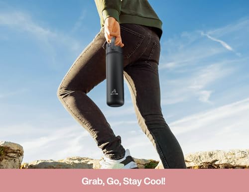 26 oz Insulated Water Bottle with 2