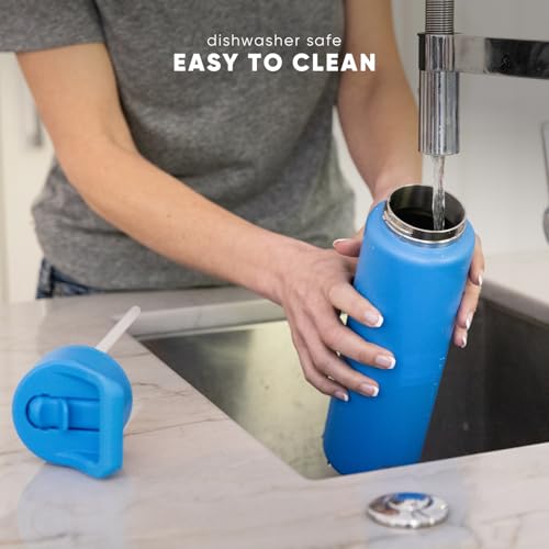 Kids Summit Water Bottle with Straw Lid
