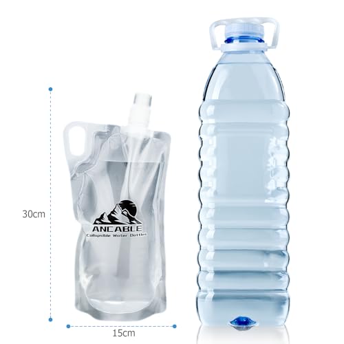 33oz Collapsible Water Bottles (6 Count)