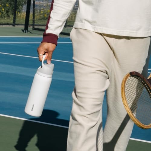 FreeSip Stainless Steel Water Bottle 32 oz Summer Blue