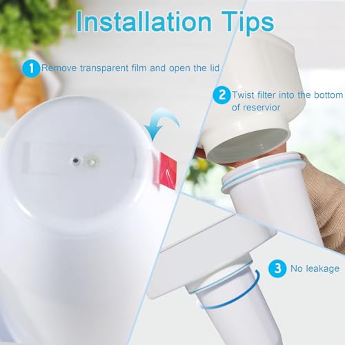VIPHASES 6 Stage 0 TDS Water Filter Cartridge for Zero Pitchers (13.49 Count)