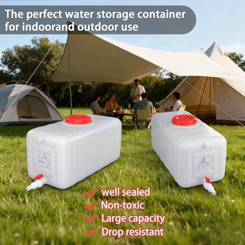 21Gallon 80L Water Storage Tank with Spigot