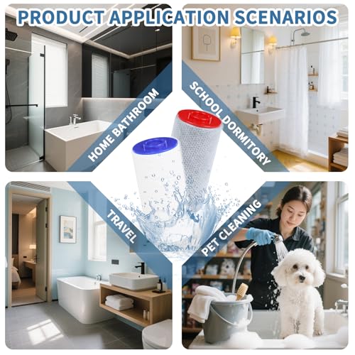 Replacement Filter Set Compatible with Weddell Duo Shower Water Filtration (2 Count)