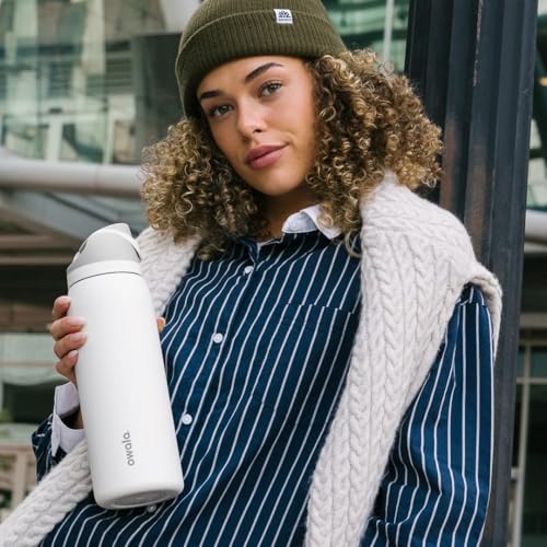 FreeSip Stainless Steel Water Bottle 40 oz Sugar High