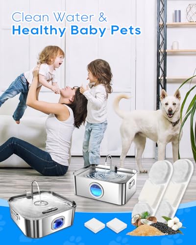 12 Dog Water Filters Replacement Compatible with MAILOFY WF120 (11.99 Count)