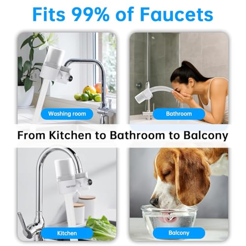 360° Rotating Faucet Water Filter for Sink