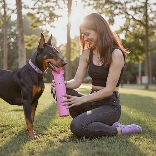 Stainless Steel Dog Travel Water Bottle (4 Fl Oz)