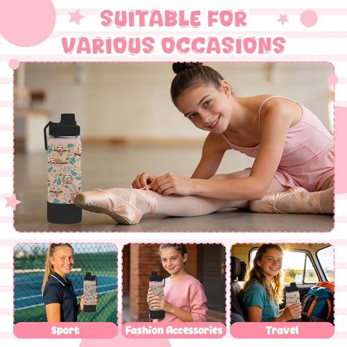 Sloth Gifts 18oz Sloths Water Bottle with 2 Lids