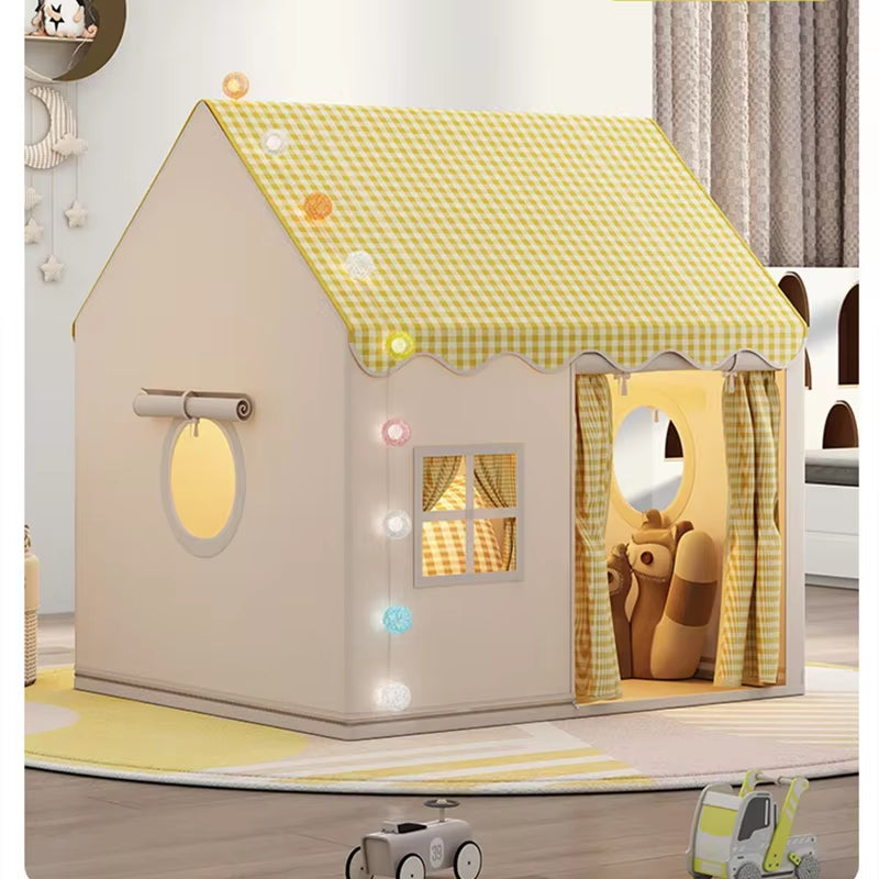 Children Play Tent Princess Castle House Child Room Cartoon Indoor Outdoor Playhouse Folding Decor Tent Toy Christmas Gift Girls