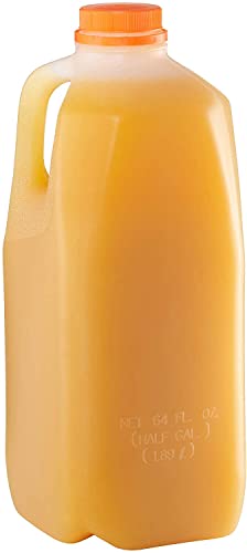 Empty Plastic Juice Bottles with Tamper Evident Caps 64 OZ