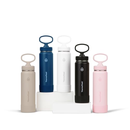 Insulated Water Bottle with Straw Lid
