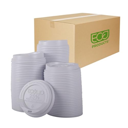 Eco Products Ecolid Recycled Small Coffee Cup Lids (1000 Count)