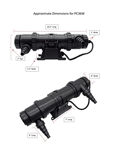 PC36W PRO Clear UV Clarifier for Ponds & Water Features