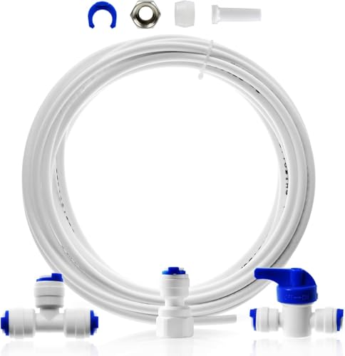 ICEK Ultra Safe Fridge Water Line Connection and Ice Maker Installation Kit for Reverse Osmosis RO Systems & Water Filters
