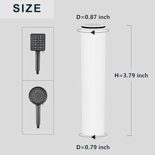 Replacement Shower Filter Cartridge for Cobbe Handheld Showerhead