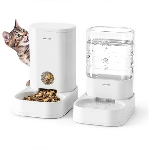 2 Pack Gravity Cat Feeder and Water Dispenser No (2015 Gram)