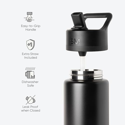Kids Summit Water Bottle with Straw Lid