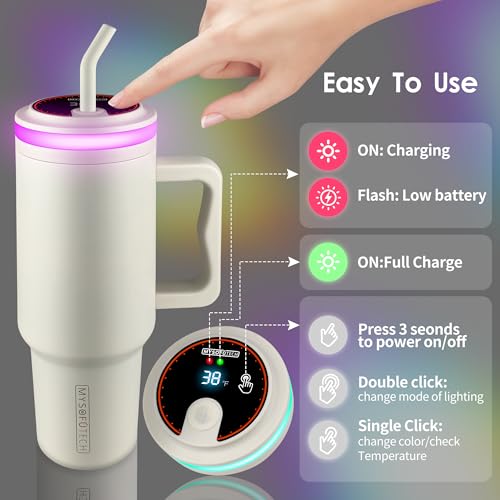 Smart Water Bottle with LED Hydration Reminder