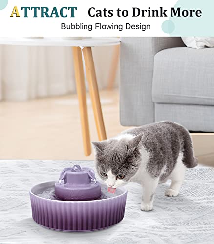 Ceramic Cat Water Fountain