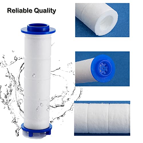 12 Pack PP Cotton Replacement Filter Cartridges with Cleaning Towel (12 Count)