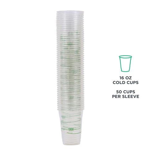 GreenStripe Clear Disposable Cold Cups (1000 Count)