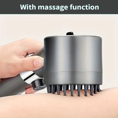 Shower Head Black With Hose