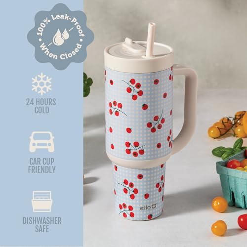 Oasis 30oz Insulated Stainless Steel Tumbler with Straw