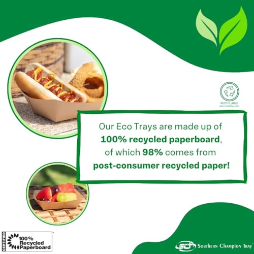 0529 #500 ECO Kraft Paperboard Food Tray