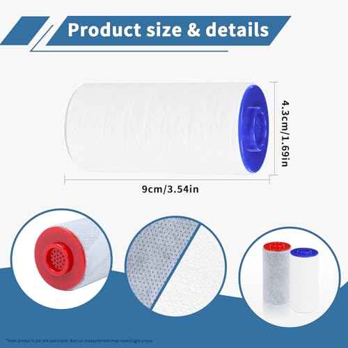 Replacement Filter Set Compatible with Weddell Duo Shower Water Filtration (2 Count)