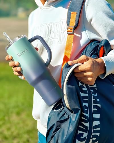 Insulated Mug 100% Spill Resistant Insulated Water Bottle for Iced Coffee & Hot Drinks