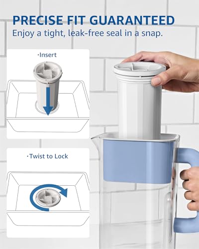 Compatible with New Culligan Pitcher Replacement Filter ZEROF01 (4 Count)