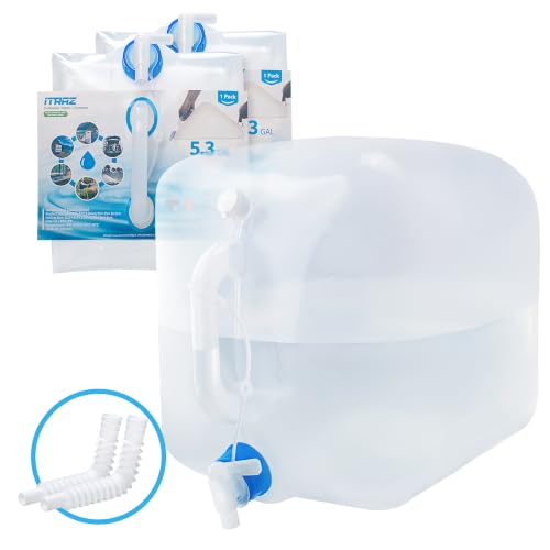 BPA Free Collapsible Water Container with Spigot (2 Count)