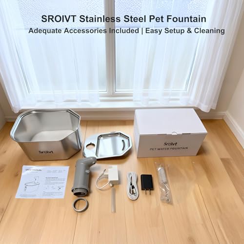 Cat Water Fountain Stainless Steel