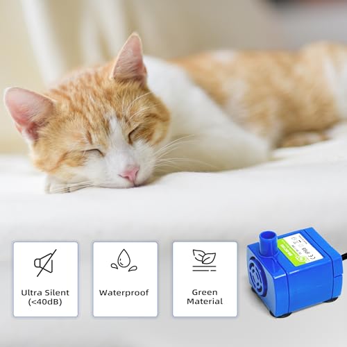 IP68 DR DC160 Submersible Water Pump Cat Water Fountain Pump for Tritone Ceramic