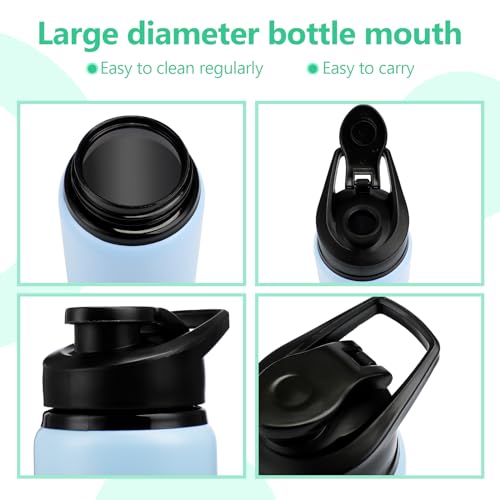 Aluminum Water Bottle Bulk (24 Count)