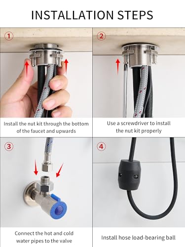 Touchless Kitchen Faucets with Pull Down Sprayer