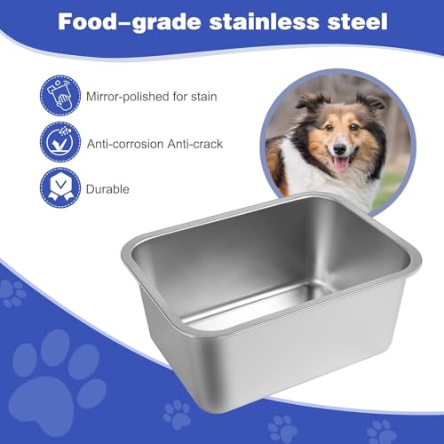 0.85 Gallon Wide Dog Water Bowl