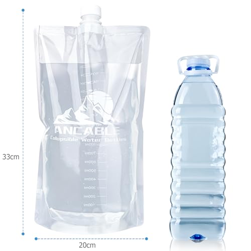 64oz Collapsible Water Bottles (6 Count)