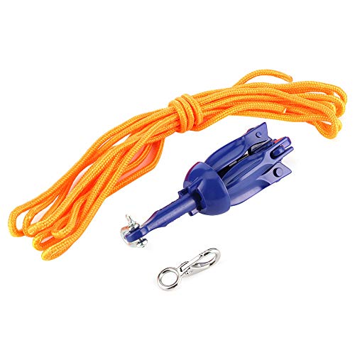 Anchor Kit Aluminum Alloy Folding Anchor for Boats Kayak Canoe Sailboat