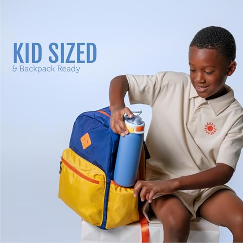 Kids Pop & Fill 18oz Toddler Water Bottle with Quick Fill Lid