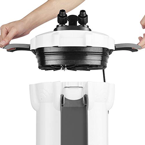 HW 304B 525GPH Canister Aquarium Filter with Meida Kits