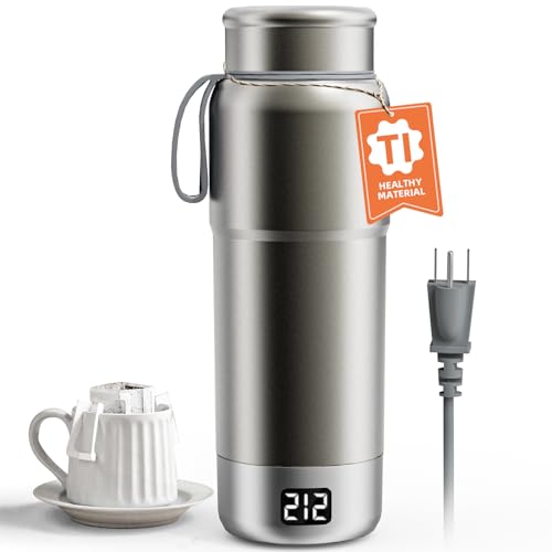 Pure Titanium Electric Travel Kettle