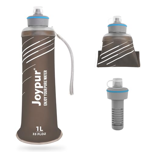 Collapsible Water Filter Bottle with 0.01 Micron Filtration (3 Count)