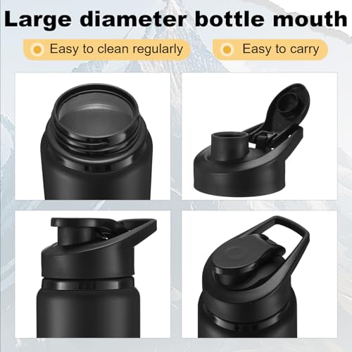 Aluminum Water Bottle Bulk (12 Count)