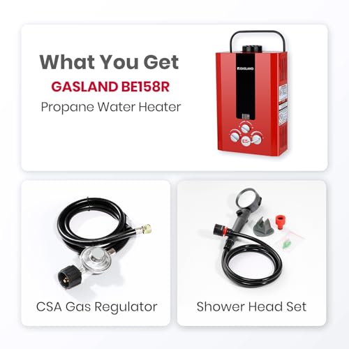 BE158R Tankless Water Heater Propane